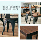 ダイニング3点セット チェアタイプ 80×80×76cm ダークブラウン