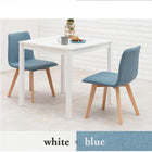 ダイニング3点セット チェア×2 75×75×72cm ナチュラル/ブルー