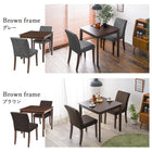 ダイニング3点セット コンパクト 110×70×70.5cm グリーン