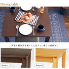 ダイニング3点セット コンパクト 110×70×70.5cm グリーン