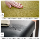 ダイニング3点セット コンパクト 110×70×70.5cm グリーン