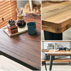 ダイニング4点セット ワイド ベンチ 140×80×76cm テーブル/ダークブラウン