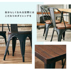 ダイニング4点セット ワイド ベンチ 140×80×76cm テーブル/ダークブラウン