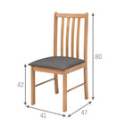 ダイニング5点セット ウィンザーチェアタイプ 110×70×72cm ブルー
