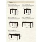 ダイニングコタツ_KOT 80×80cm ダークブラウン