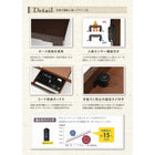 ダイニングコタツ_KOT 135×80cm ダークブラウン