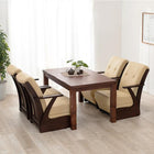 ダイニングコタツ コタツ単品 135×80cm ダークブラウン