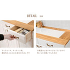 ダストボックス カントリー 59×38×155cm ホワイトウォッシュ