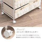 チェスト 76×36×87cm ピンク