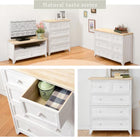 チェスト ワイド 60×31×76cm ホワイト