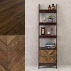 チェストラック 引出し2段 幅53 53×48×187cm ブラウン