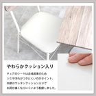 テーブル&チェア3点セット 丸型 60×70cm ブラウン