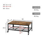 テーブル 幅90cm ダークブラウン