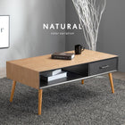 テーブル モダン オープンタイプ 1杯 100×45×40cm ブラウン