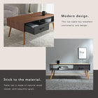 テーブル モダン オープンタイプ 1杯 100×45×40cm ブラウン