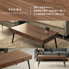 テーブル 天然木両面引出し_100×50×37cm ホワイトウォッシュ