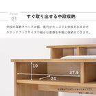 デスク 80×45×72.5cm ブラウン