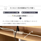 デスク 120×45×72.5cm ブラウン