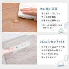 デスクチェアセット 折りたたみ 80×45×72cm ブラウン/ブラック