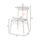 デスクチェアセット 棚付き 90×50×72cm ブラウン