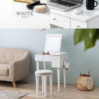 ドレッサー 角度調整 53×40×104cm ダークブラウン