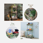 トローリーワゴン 幅38cm ダークブラウン