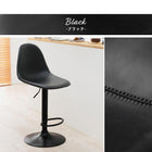 バーチェア チェア昇降タイプ 45×46×94cm ブラック