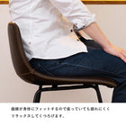 バーチェア チェア背もたれ四角タイプ 48×48.5×84.5cm ブラック