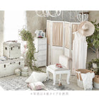 パーテーション ギャザーカーテン 40×148cm×3連 アンティークホワイト