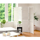 パーテーション ルーバー 40×148cm×4連 アンティークホワイト