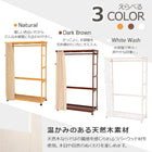 ハンガーラック BOX型 112×50×160cm ダークブラウン