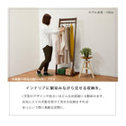 ハンガーラック L字型 40×45×150cm ライトブラウン