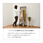 ハンガーラック L字型 50×45×150cm ライトブラウン