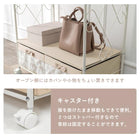 ハンガーラック カーテン/引き出し2杯付き 75×50.5×175cm ピンク