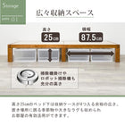 ベッド フラットタイプ天然木すのこ 98×196.5×31cm ライトブラウン