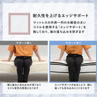 ポケットコイルマットレスベッド セミシングルショート ホワイト