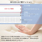 ポケットコイルマットレスベッド セミシングルショート ホワイト