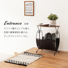 マガジンラック 46.5×29.5×53cm ダークブラウン