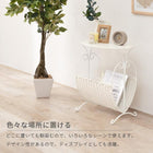 マガジンラック 46.5×29.5×53cm ダークブラウン