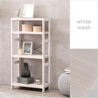 ラック 天然木 60×30×120cm Lブラウン