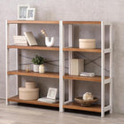 ラック 天然木 60×30×120cm Lブラウン