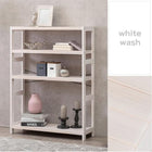 ラック 天然木 90×30×120cm Lブラウン