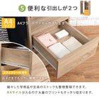 ランドセルラック ハンガータイプ 68.5×41.5×107cm ナチュラル