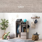 ランドセルラック ハンガータイプ 68.5×41.5×107cm ナチュラル