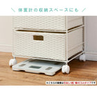 ランドリー/ 2列タイプ 7杯タイプ 70.5×30.5×99.5cm ダークブラウン