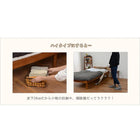 宮付きすのこベッド シングル ライトブラウン