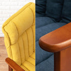 高座椅子 ヘッドリクライニング 58×70×106cm ネイビー