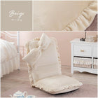 座椅子 リボン付きタイプ 47×70×65cm ベージュ