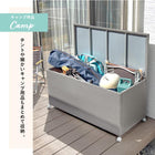 収納庫 122×56×60cm ダークブラウン