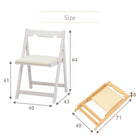 折りたたみチェアー 40×43×64cm ブラウン